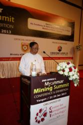 Opening address by His Excellency Dr. Myint Aung, Union Minister of Mines at 2nd Myanmar Mining Summit